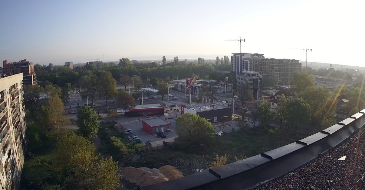 Пловдив после разгона облаков